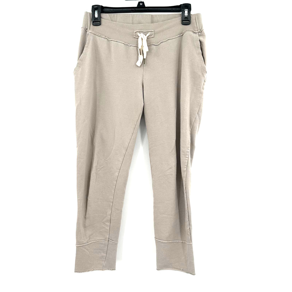 Young Fabulous & Broke size medium taupe colored sweat pants lounge pants jogger
